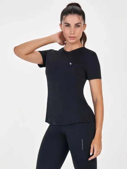 T-Shirt Basica Escrita Refletiva